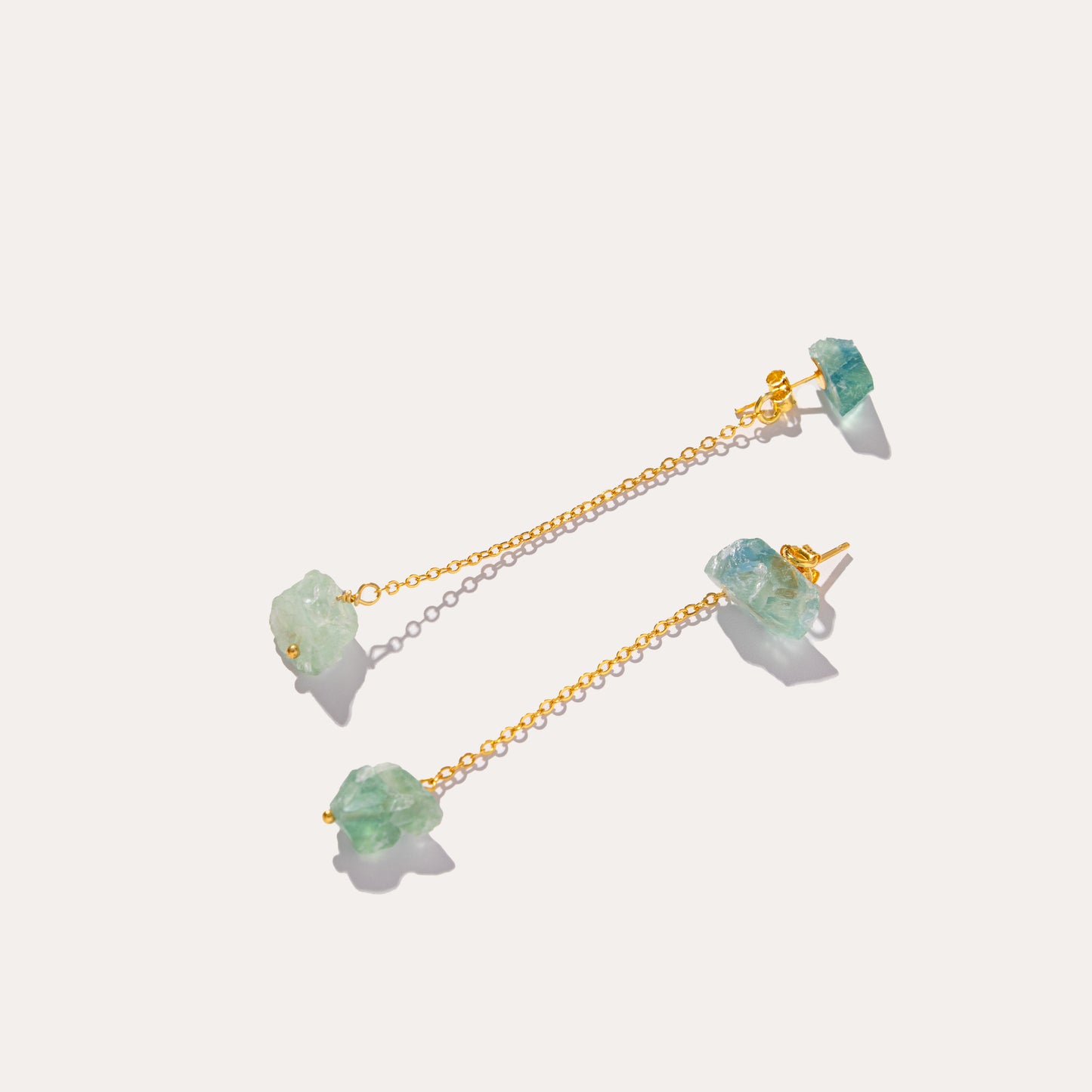 Raw Drop I Green Fluorite
