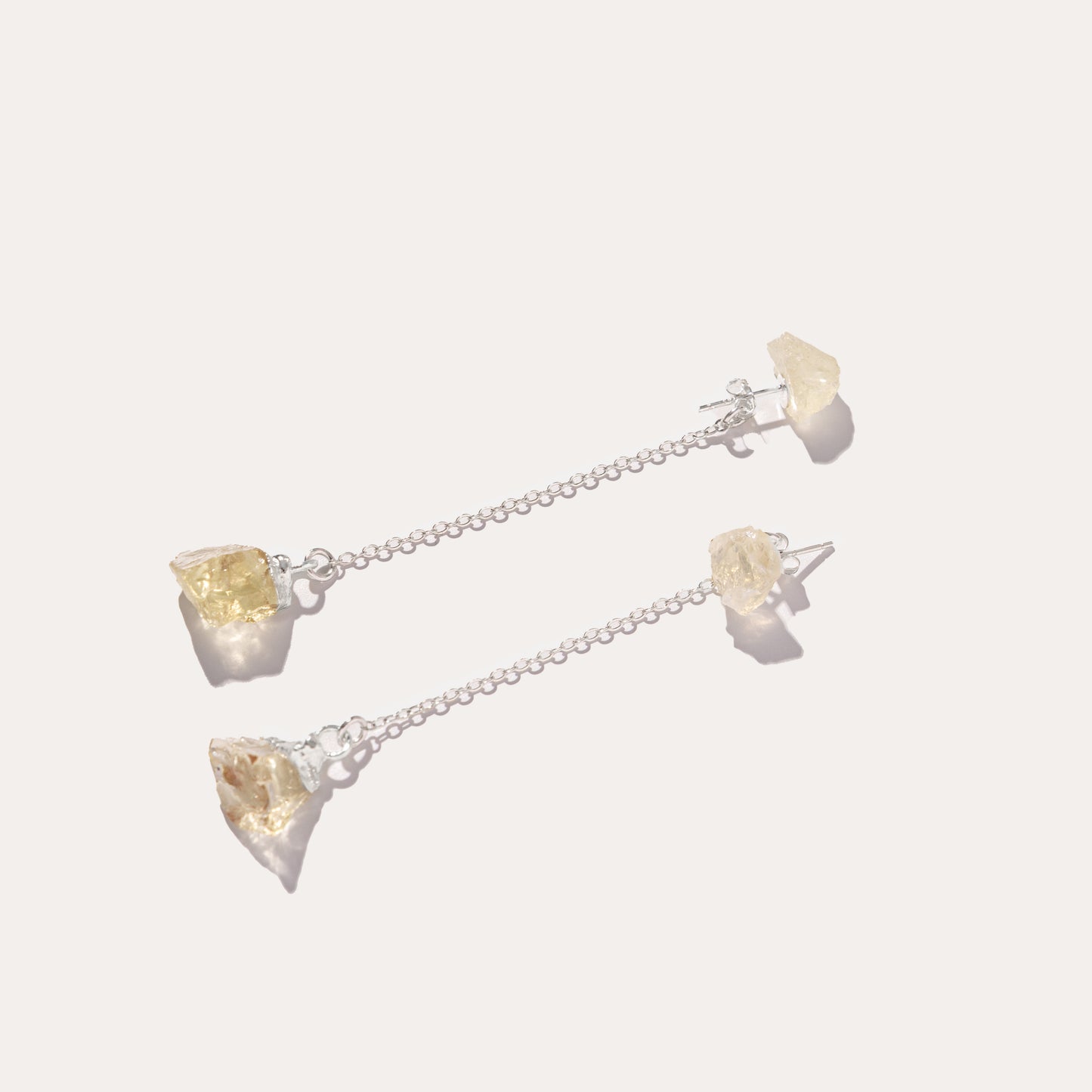 Raw Drop Lemnon Quartz | Metallic Foil