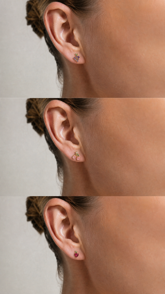 Strawberry studs