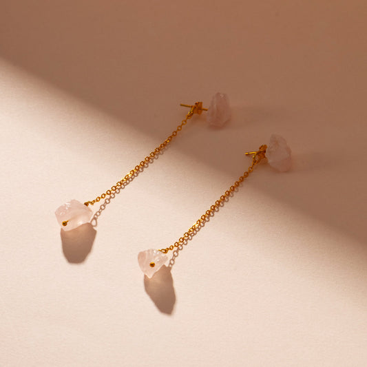 Raw Drop | Rose Quartz