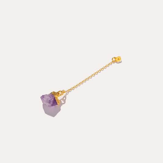 Raw Drop Amethyst | Metallic Foil
