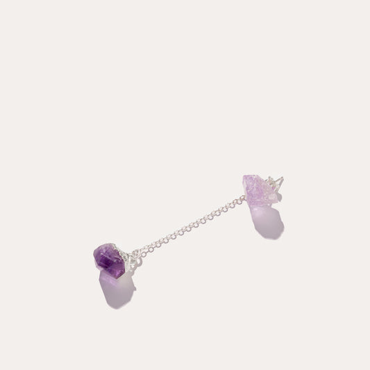 Raw Drop Amethyst | Metallic Foil