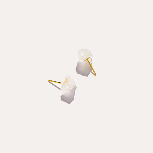 Raw Stud | Clear Quartz