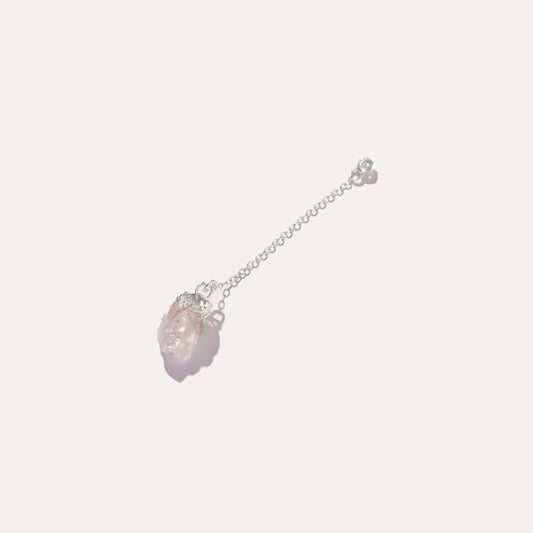 Raw Drop Clear Quartz | Metallic Foil