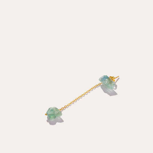 Raw Drop I Green Fluorite