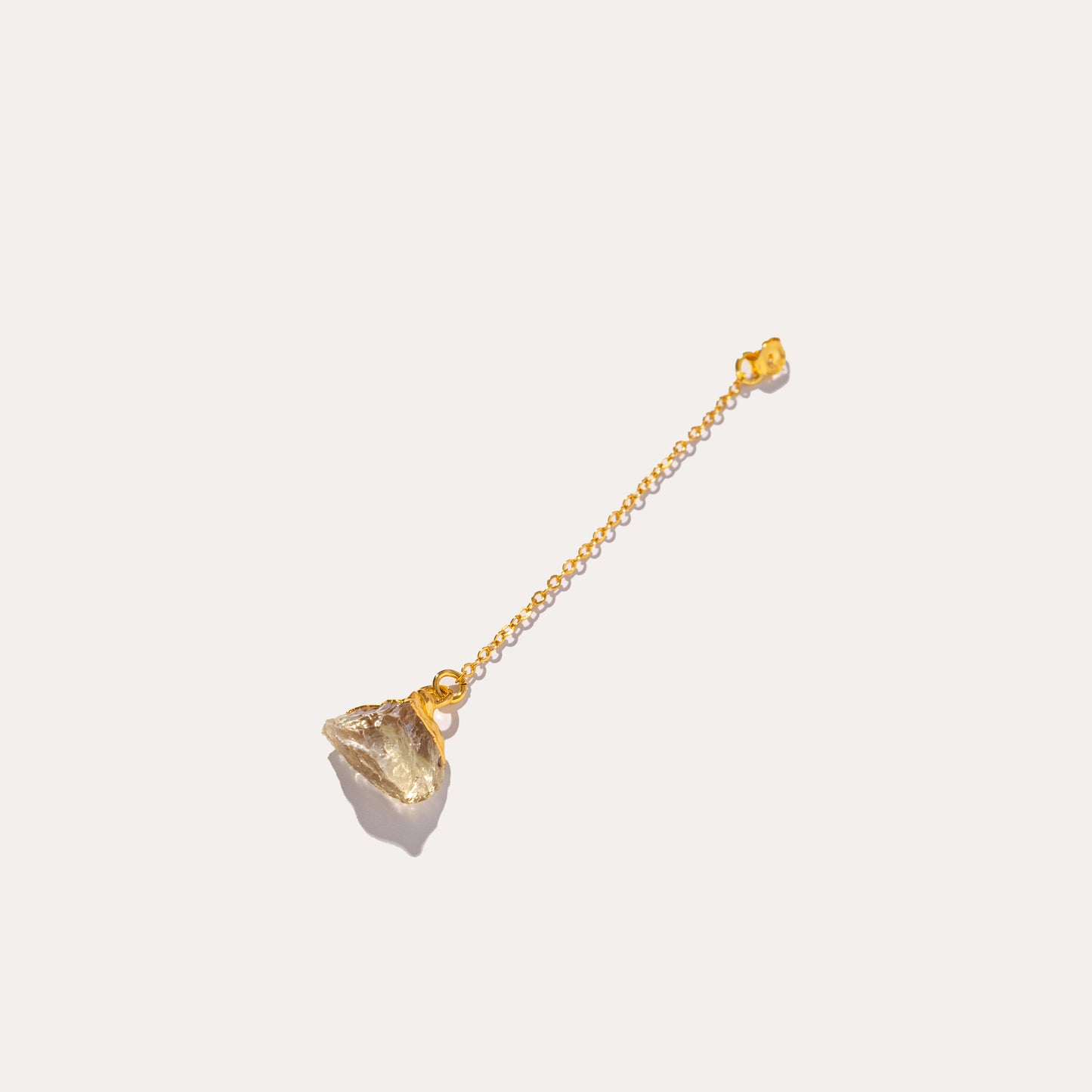 Raw Drop Lemnon Quartz | Metallic Foil