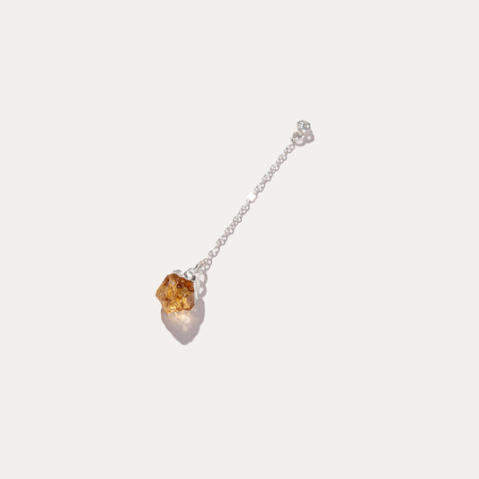 Raw Drop Citrine | Metallic Foil