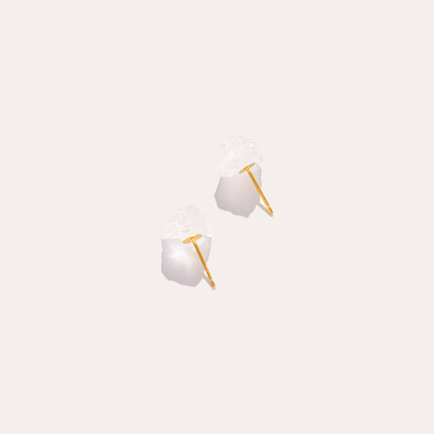 Raw Stud | Clear Quartz