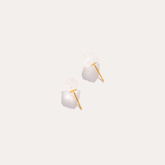Raw Stud | Clear Quartz