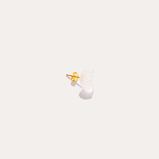Raw Stud | Clear Quartz