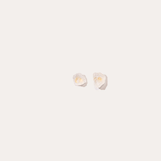 Raw Stud | Clear Quartz