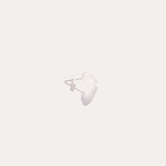 Raw Stud | Clear Quartz