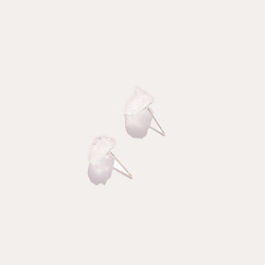 Raw Stud | Clear Quartz